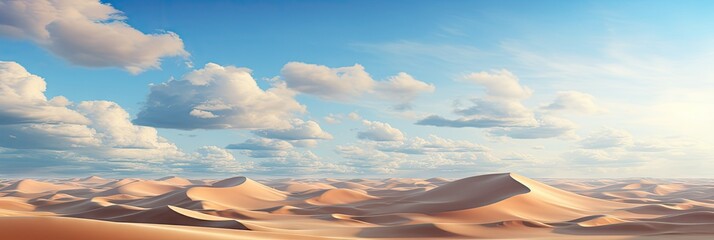 Desert Dunes Panorama