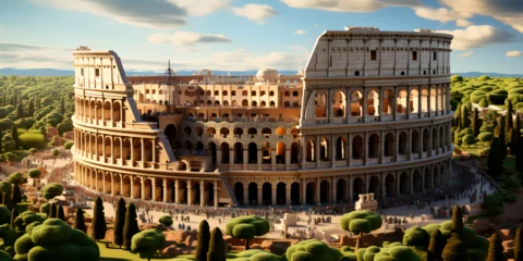 Selbstklebende Fototapete Kolosseum colosseum
