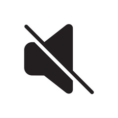 silent speaker icon vector volume symbol design illustration