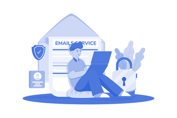 Email service providers offer secure messaging solutions.