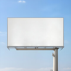 Obraz premium large blank billboard mockup ai generated