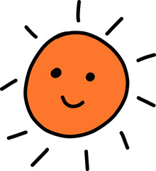 Doodle of sun