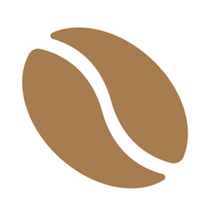 Illustration of Coffee Bean design Flat Icon