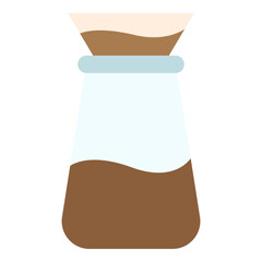 Illustration of Coffee Drip design Flat Icon