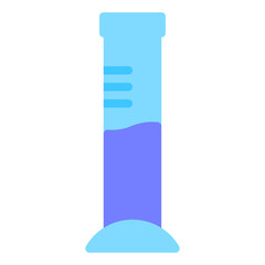 chemical measuring tube icon

