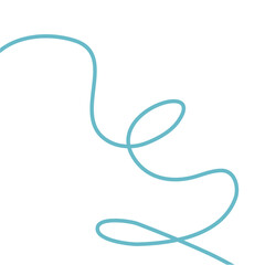 Abstract irengular line