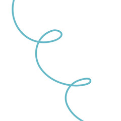 Abstract irengular line