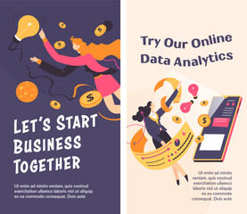 Lets start business together, online analytics
