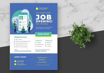 Blue and Yellow Company Open Positions - Powered by Adobe