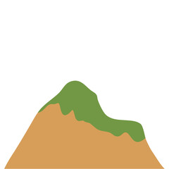 Green canyon mountain hill cliffs
