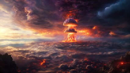 Fiery Desolation: Atomic Explosion and Nuclear Fallout