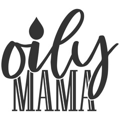 Oily Mama - Essential Oils Illustration