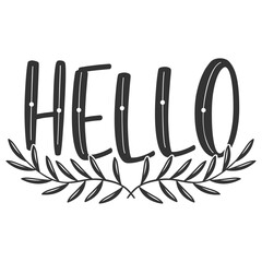 Hello - Doormat Illustration © Minty