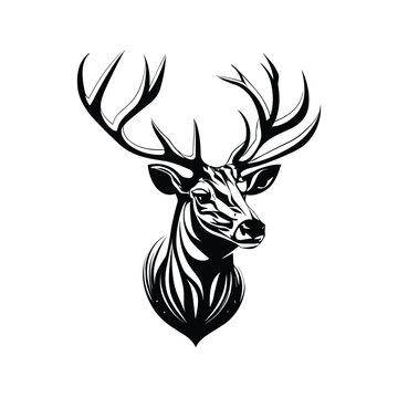 Deer Head Silhouette
