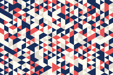 Geometric Triangle Pattern vector.
