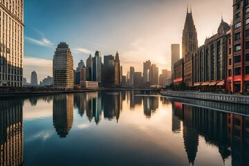 Fototapeta premium city skyline