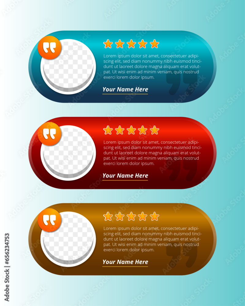 Wall mural colorful oval rounded background of testimony frame design template. vector abstract background. quo