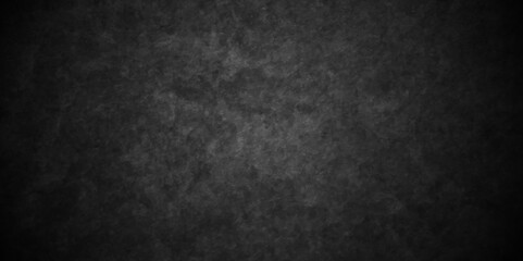 Dark Black background texture, old vintage charcoal black backdrop paper with watercolor. Abstract background with black wall surface, black stucco texture. Black gray satin dark texture luxurious. 
