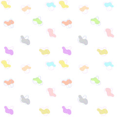 freeform shape pastel color pattern background