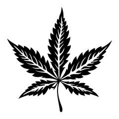 Cannabis Leaves Vector Illustration