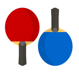 Table tennis racquets, sports equipment for play