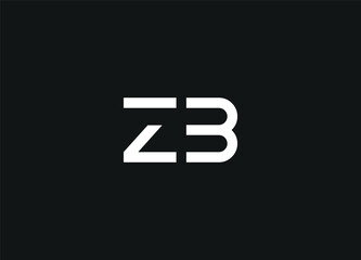 ZB  initial logo design and monogram logo
