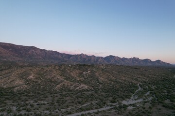 Beautiful natural landscape outside Miraval Arizona