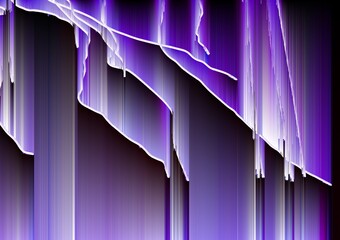 melting wax style bright edged purple on a black background 