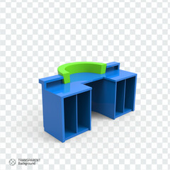 exhibition booth 3d rendering