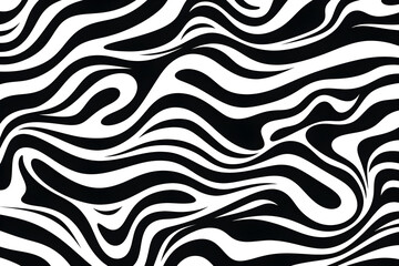 wavy and swirls black and white abstract pattern 
background background