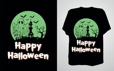 Happy Halloween Devil t-shirt Design Vector