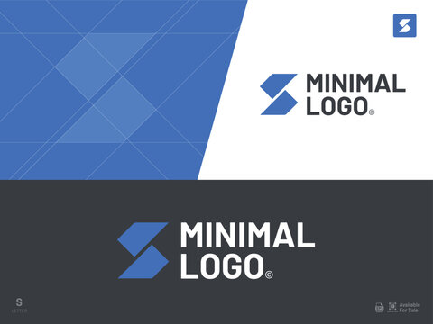Alphabet letter icon logo S