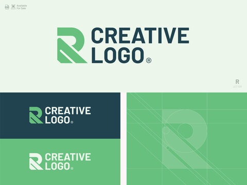 Alphabet letter icon logo R