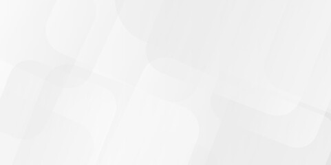 Abstract background seamless with lines and technology square triangle geometric texture background. Space futuristic design concept. Decorative web layout or poster, banner. White grey background.