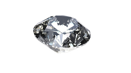 Diamond isolated on transparent background