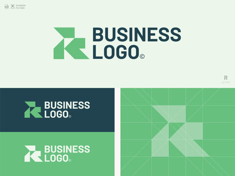 Alphabet letter icon logo R