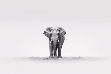 Foto op Aluminium Elephants in the savanna © enter