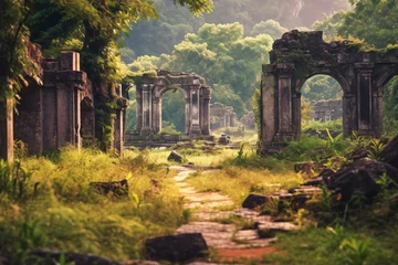Foto op Canvas Ruins of the ancient Roman city of Polonnaruwa © enter