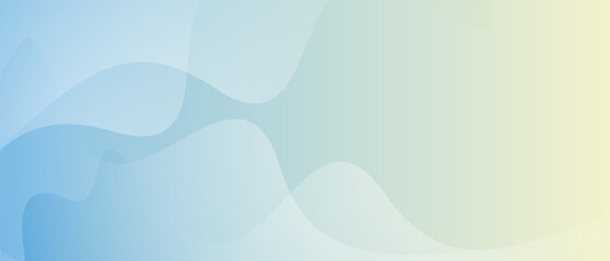 Abstract banner design with soft blue geometric background.