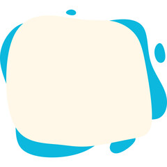 Obraz premium Blob Text Box