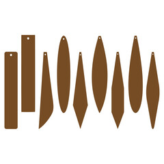 Long Earring Templates