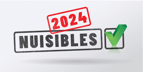 nuisibles en france - tampon 2024