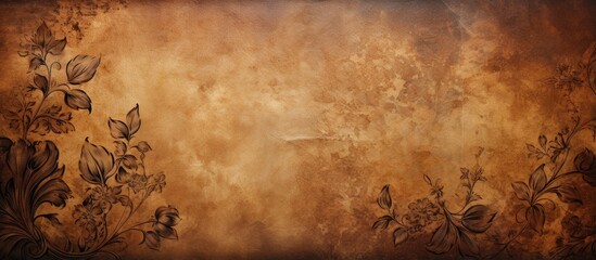 Retro brown backdrop