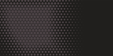 Geometric abstract Hexagon Two Color Background