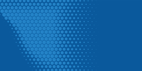 Geometric abstract Hexagon Two Color Background