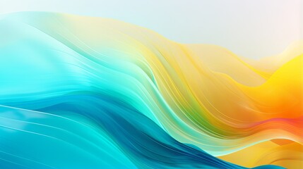 Colorful abstract background with vibrant gradient and curved shapes