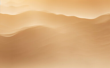 Fototapeta na wymiar Sandy background with waves. Abstract light yellow and sand with lines background. Web banner abstract sand color. Generative AI