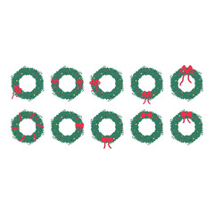 Christmas Wreath Illustration