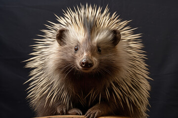 Close up of porcupine