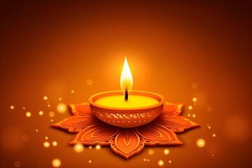 Happy Diwali, Festival of lights image ,Beautiful greeting image of shubh deepawali. generative ai